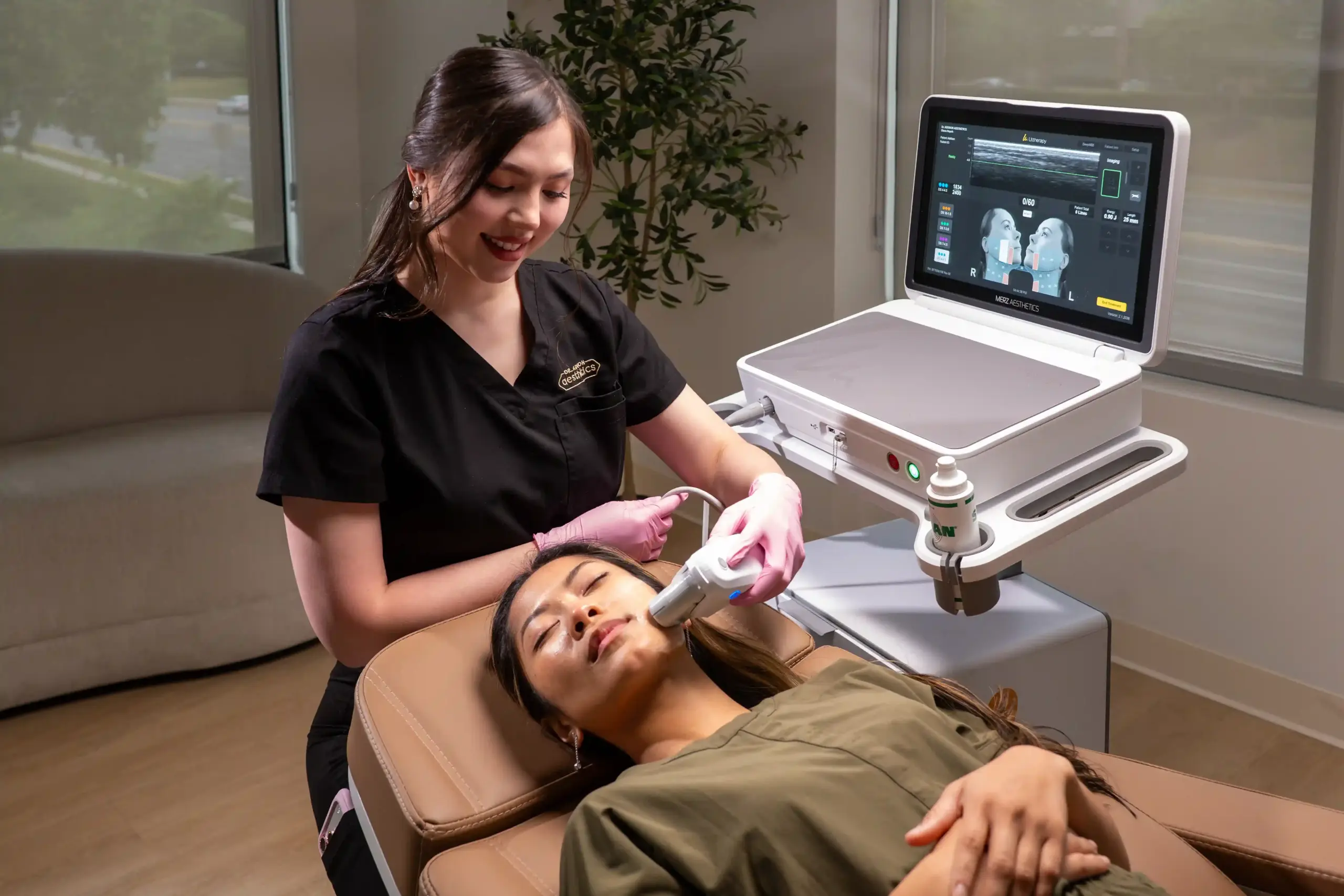 A woman gets Regenerative Therapy